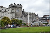 O1533 : Dublin Castle seen across Dubh Linn Gardens by N Chadwick