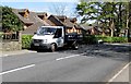 Gnoll Roofing vehicle, Neath Road, Tonna 