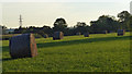 Field and bales at Kinoulton