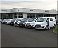ST3485 : Ford Transit Centre and vans, Leeway Industrial Estate, Newport by Jaggery