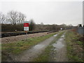 Lineside track at Thrybergh Level Crossing