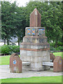 The Robert W Service monument, Kilwinning