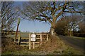 Stile and Footpath to Lower Banks Farm