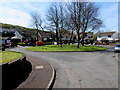 Roundabout at the SW end of Park Field, Tonna