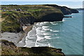 SM8617 : Druidston Haven from the Pembrokeshire Coast Path by Simon Mortimer