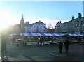 Stalls in Mansfield Market Square