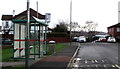 Council Offices bus stop & shelter, Newport Road, Bedwas