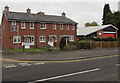 Row of three brick houses, Castle Mews, Usk