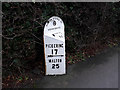 Milepost in Sleights