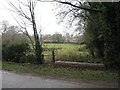 View towards the church