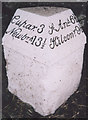 Old Milestone by the B940, Cupar Road, Piscottie, Kemback Parish