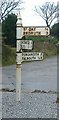 Old Direction Sign - Signpost by Crofthandy, Gwennap Parish