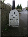 Old Milestone, Former A59, Whalley Road, Mellor Brook