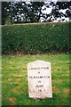 Old Milestone by the B3254, north of Cherry Cross, Whitstone Parish