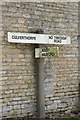 Old Direction Sign - Signpost in Culverthorpe