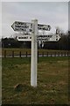 Old Direction Sign - Signpost by the B2169 crossroads, Lamberhurst