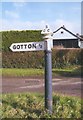 Old Direction Sign - Signpost, Goosenford