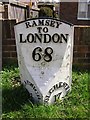 Old Milepost by the B1352, Ramsey, west of Harwich