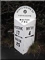 Old Milepost by the A169, Coach Road, Sleights