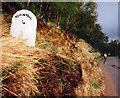 Old Milestone by the B9136, Kirkmichael Parish, Strath Avon