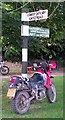 Old Direction Sign - Signpost north of Hellidon, by Holm Farm