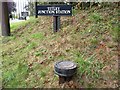 Old Boundary Marker at Titley Junction former railway station