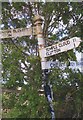 Old Direction Sign - Signpost in Stowey Sutton Parish, near Stowey Quarry