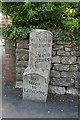 Old Milestone by the former A38, Kennford Village