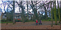 Striding through Crystal Palace park