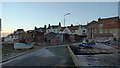 Slips and sheds at St Monans harbour