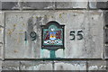 SN8229 : Date plaque on the Usk Reservoir tower by Mat Fascione