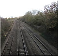 Railway from Haresfield towards Gloucester