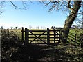 Gate on the county boundary