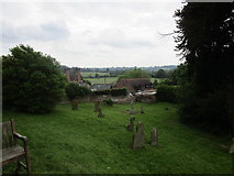 SO5429 : The churchyard at Hoarwithy by Jonathan Thacker
