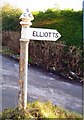 Old Direction Sign - Signpost by the A362, Frome Parish