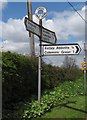 Old Direction Sign - Signpost by the B4373, Cross Lane Head