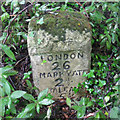 Old Milestone by A5183 by Dunstable Road, west of Harpenden