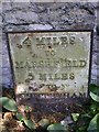 Old Milepost formerly by the A420, Castle Combe Parish