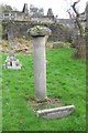 NY9939 : Old Central Cross - moved to Stanhope churchyard by Milestone Society
