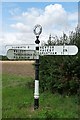 Old Direction Sign - Signpost by Newton Road, west of Walcot