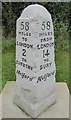 Old Milestone by the A1064, Rodbridge Corner, Long Melford Parish