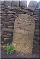 Old Milestone by the A629, north of B6144 junction, Denholme Parish