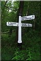 Old Direction Sign - Signpost by Warrs Hill Lane, Fletching Parish