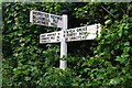 Old Direction Sign - Signpost by Top Road, Sharpthorne, West Hoathley Parish