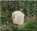 Old Milestone by the former A30, east of Fire Stone Cross, South Tawton Parish