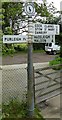 Old Direction Sign - Signpost by Birchwood Road, Cock Clarks