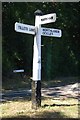 Old Direction Sign - Signpost at Threestile Corner