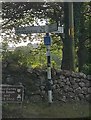 Old Direction Sign - Signpost near Santon Bridge