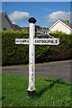 Old Direction Sign - Signpost by the B2014, Hailsham Road, Blackness