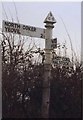 Old Direction Sign - Signpost by Mill Lane, East Coker Parish